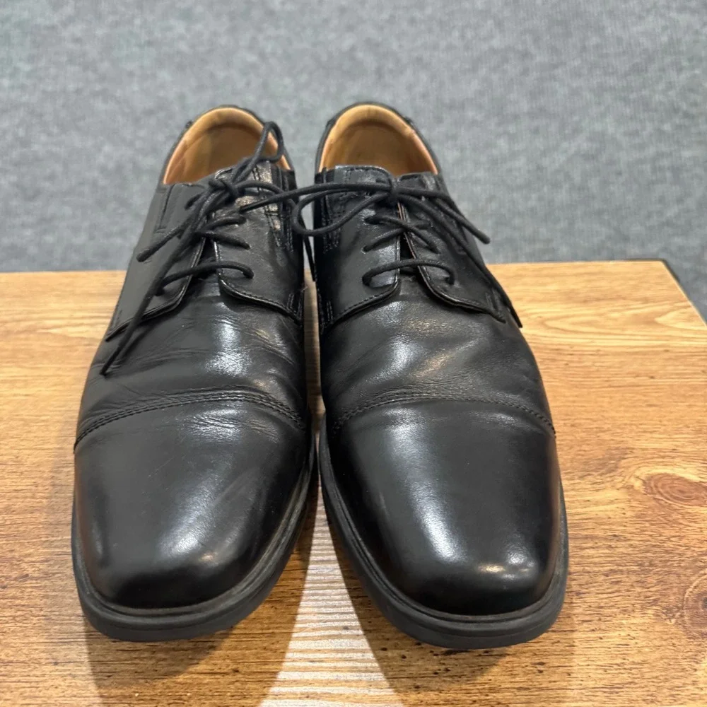 Clarks Collection Shoes‎ Mens 11 Black Leather Dress Oxford Ultimate Comfort